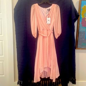 NWT DKNY light pink dress. Size 10.